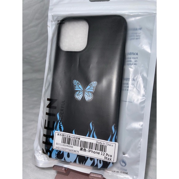 Blue Flamed Butterfly iPhone 12 Pro Max Case 🦋 - Picture 15 of 17